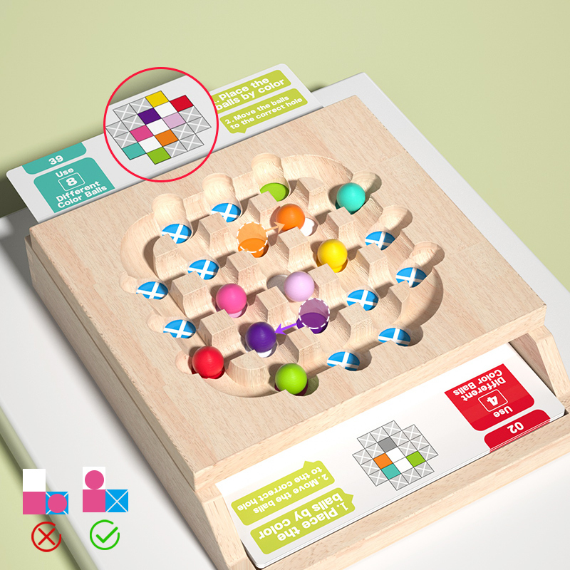 Moving Beads Illusion Puzzle