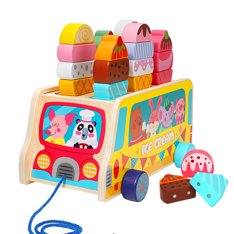 Tug truck ice cream truck