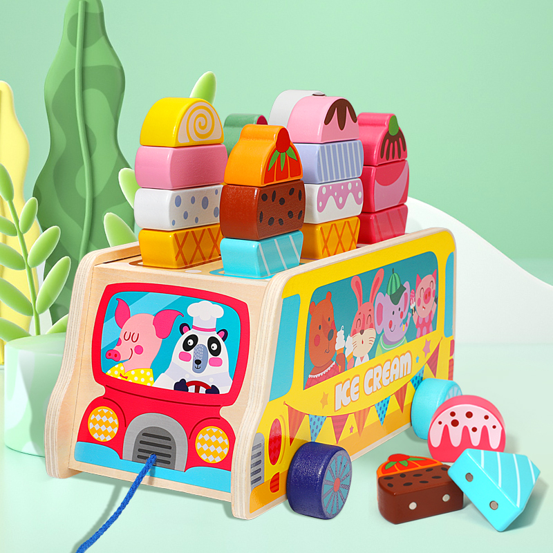 Tug truck ice cream truck