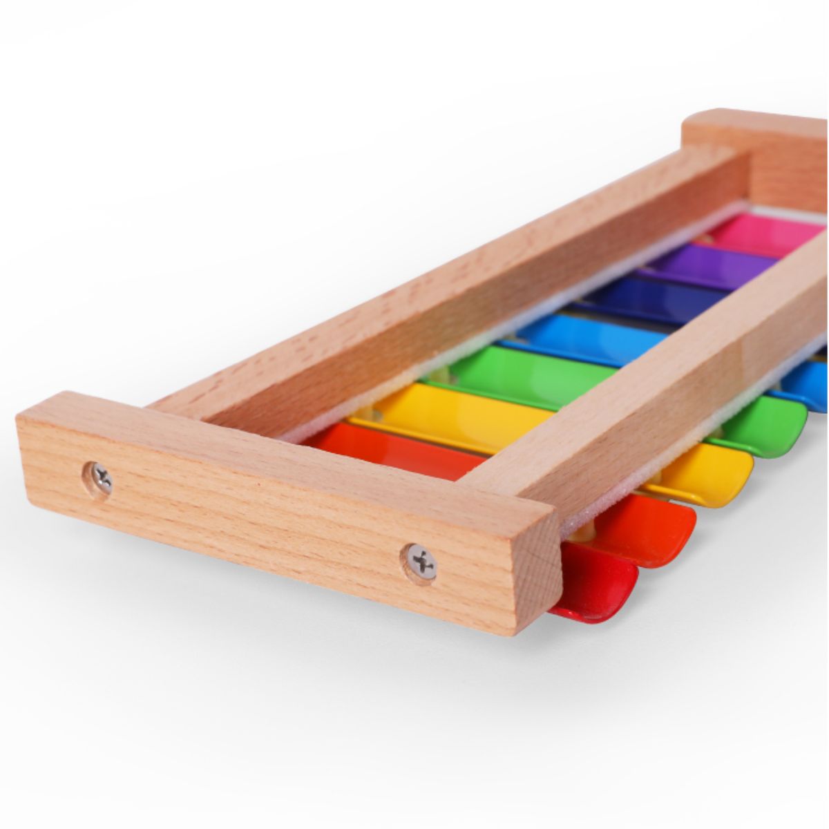 Wooden key for children with eight tones.