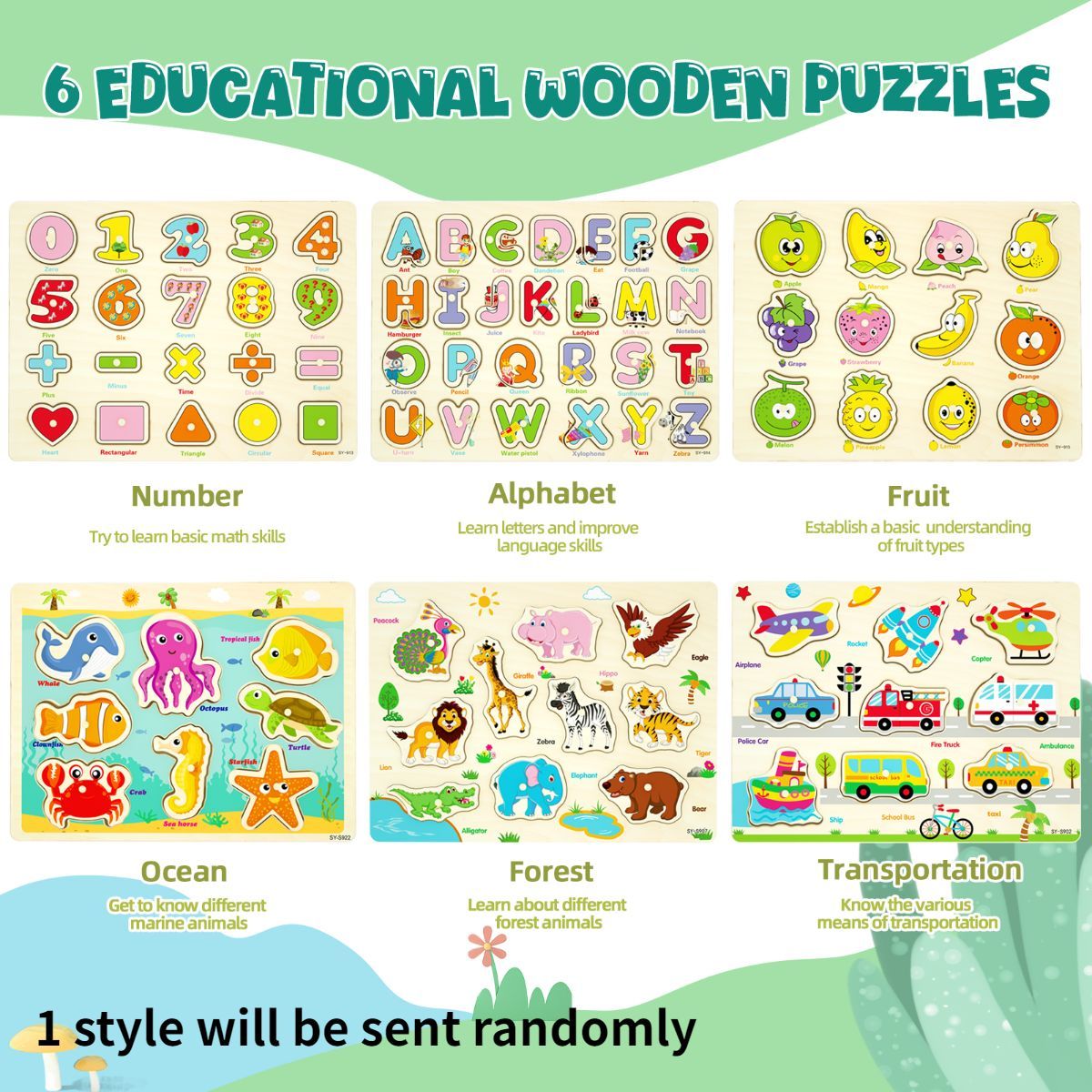 Children's skill development board.