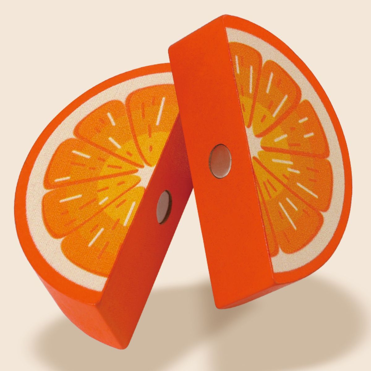 Multi-functional magnetic fruit set.