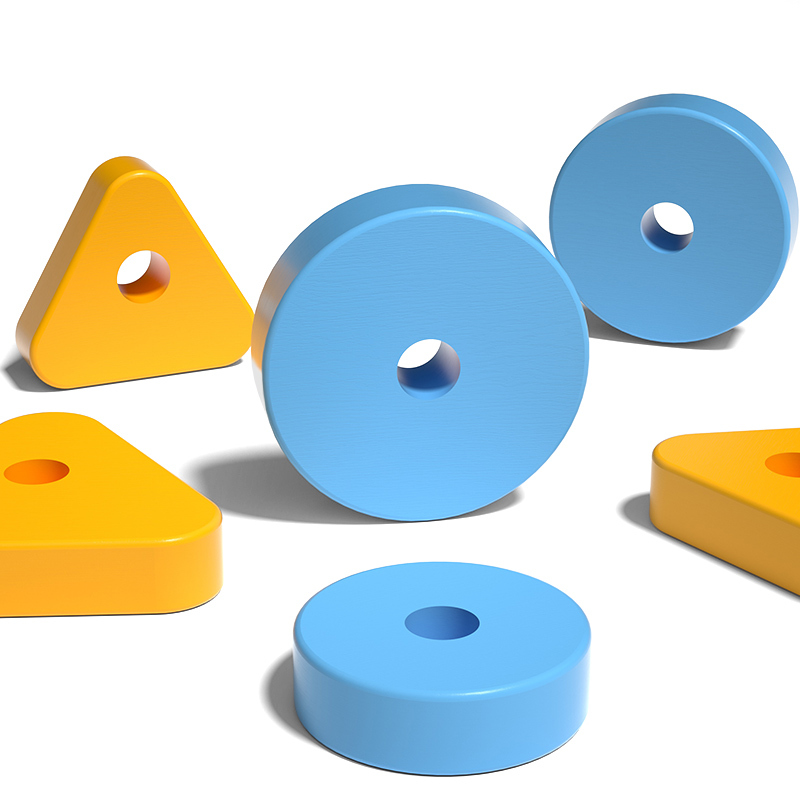 Montessori Wooden Shape Stacking Train | Educational Wooden Toy for Toddlers | Wholesale Preschool Learning Toy