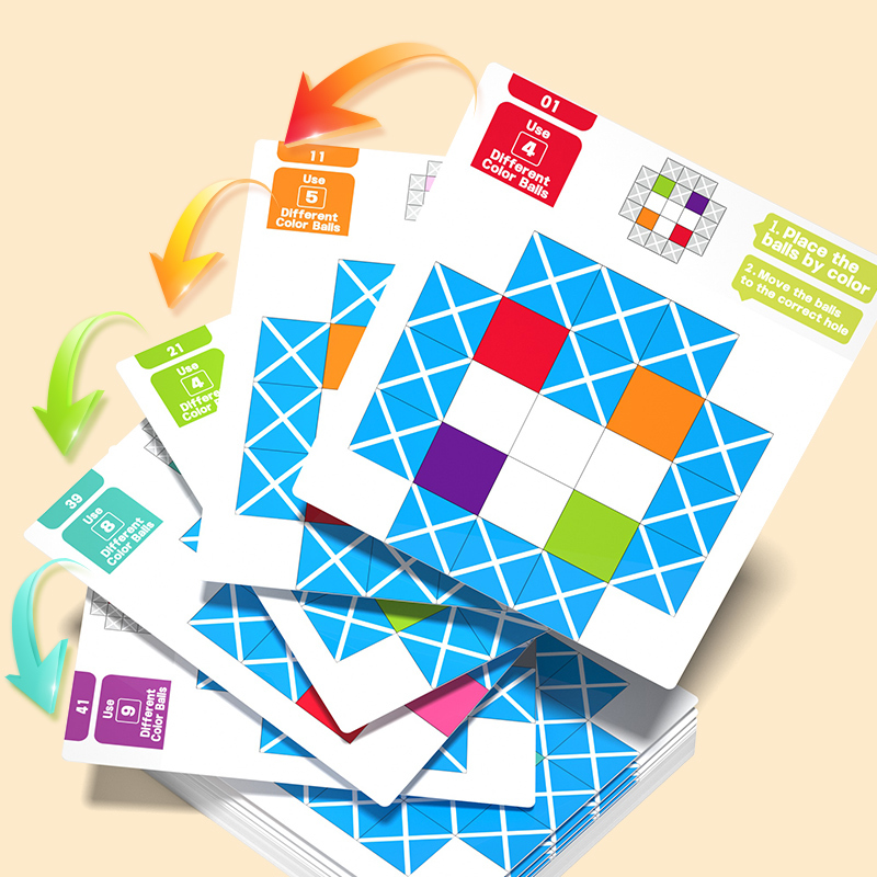 Moving Beads Illusion Puzzle