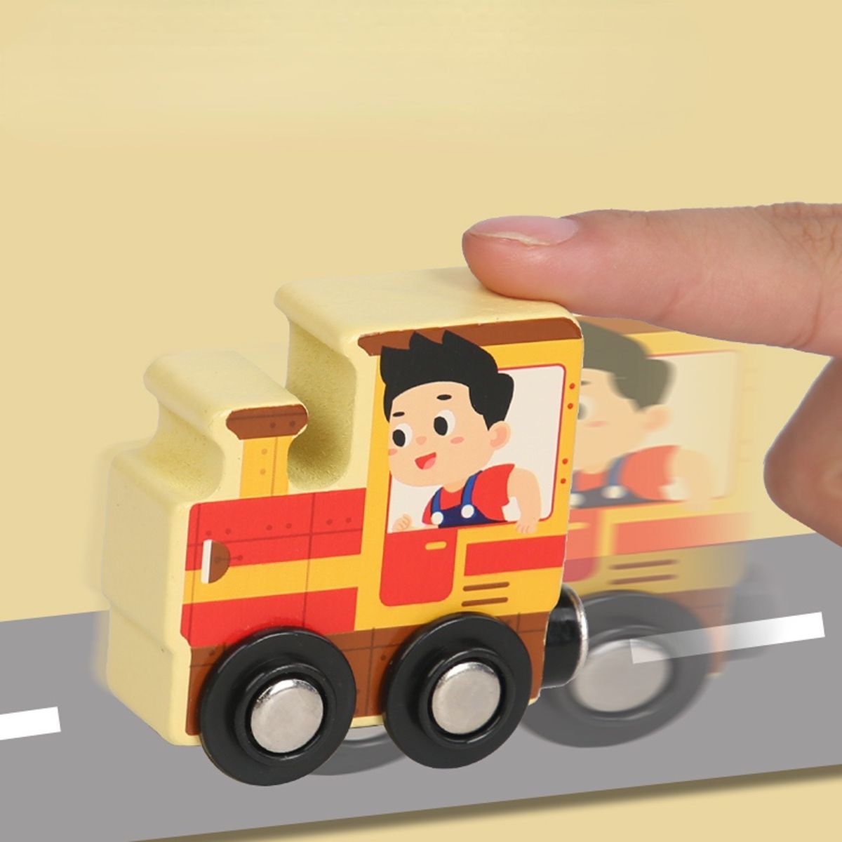 Small magnetic trains in Arabic