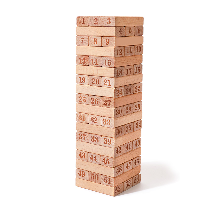 54 beech wood digital stacking height