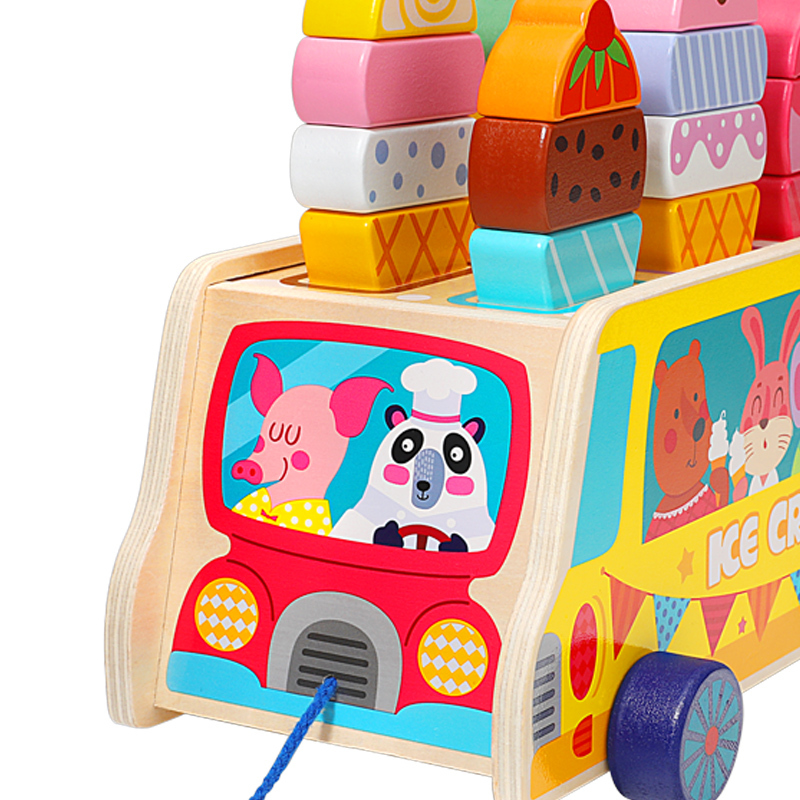 Tug truck ice cream truck