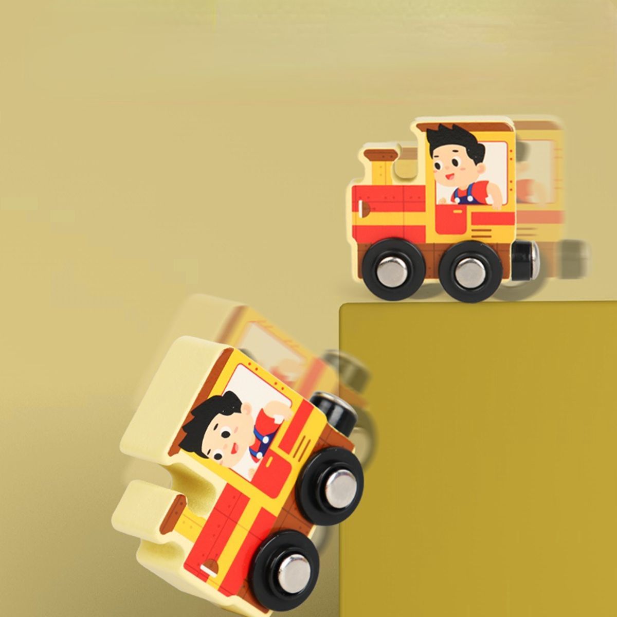 Small magnetic trains in Arabic