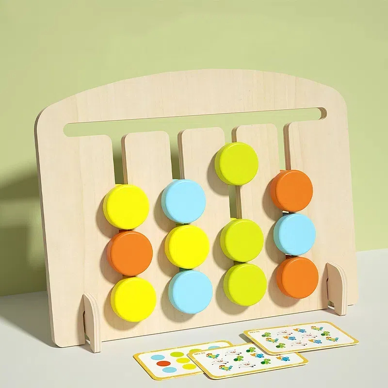 Wholesale Wooden Color & Position Matching Board Game | Montessori Logic Toy Supplier