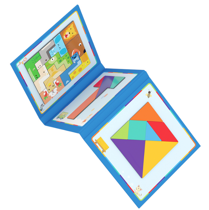 Foldable Multi-Activity Puzzle Board