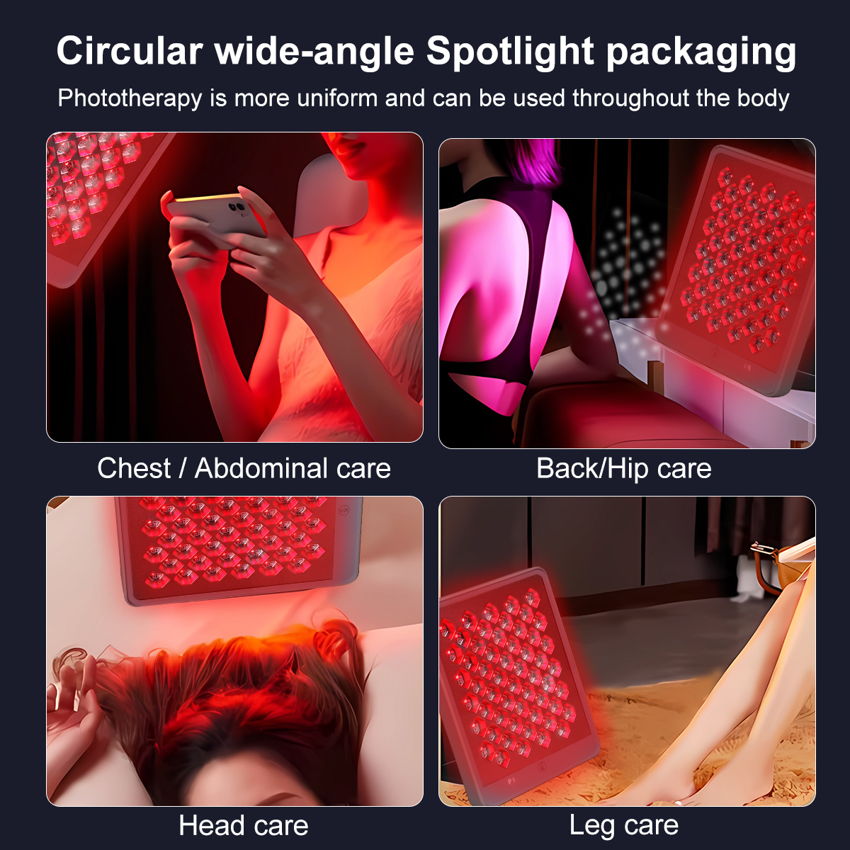 Wholesale Home Red Light Therapy Panel Light Device Led Therapy Lamp Table Lamp Infrared Led Panel Portable Therapy Lamp