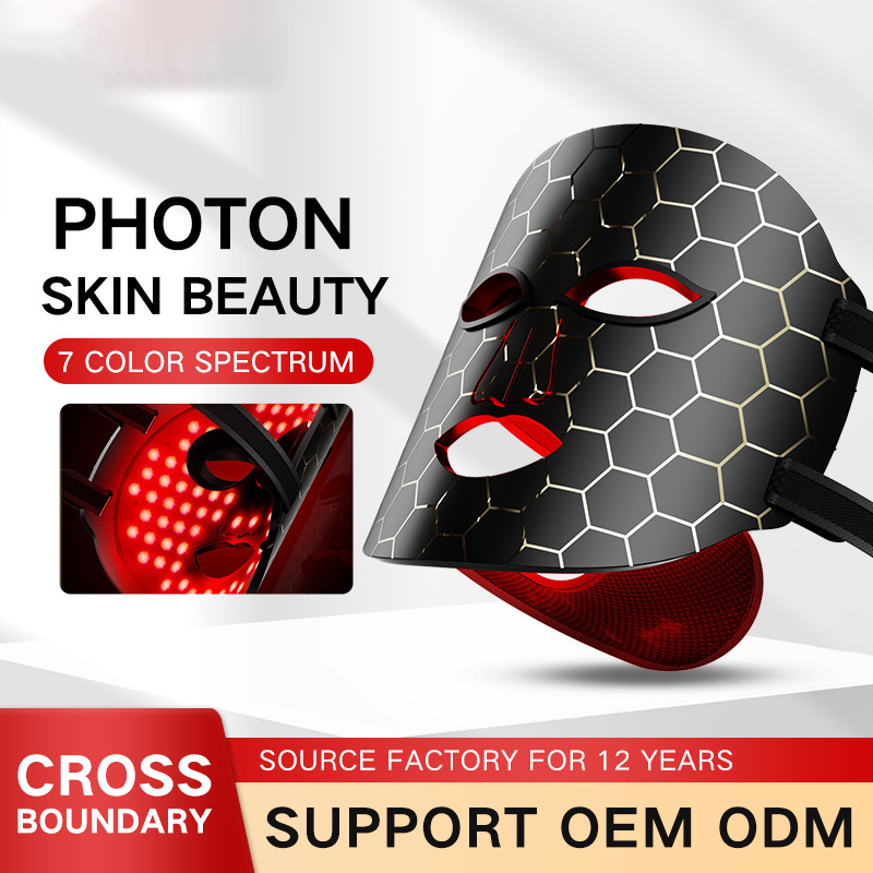 Red Light LED Face Mask Therapy Face Light Therapy Mask for all Facial Skin Care-Aolemon