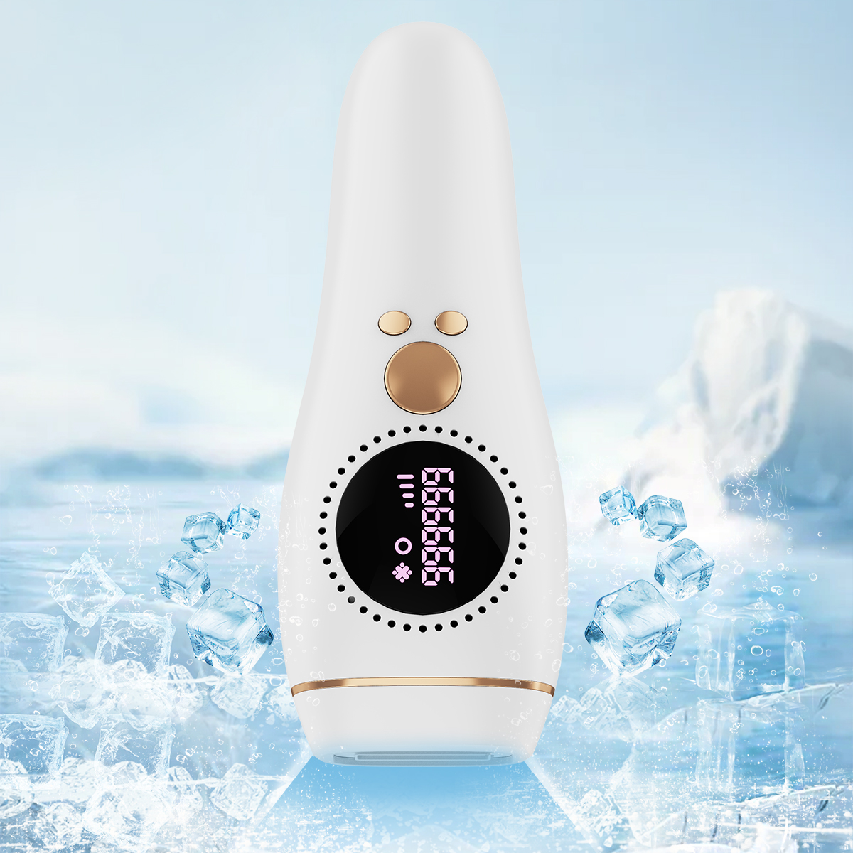 IPL Hair Removal Device Home Use Ipl Machine Laser Hair Removal Permanent Removing Hair Painless At-home 3 in 1-Aolemon