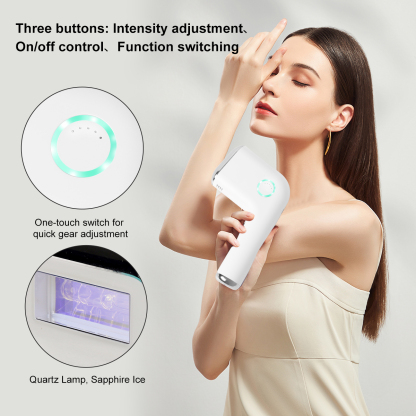 Sapphire Ice Point Multi-Functional IPL Hair Removal Device Permanent Painless Hair Removal Machine-Aolemon