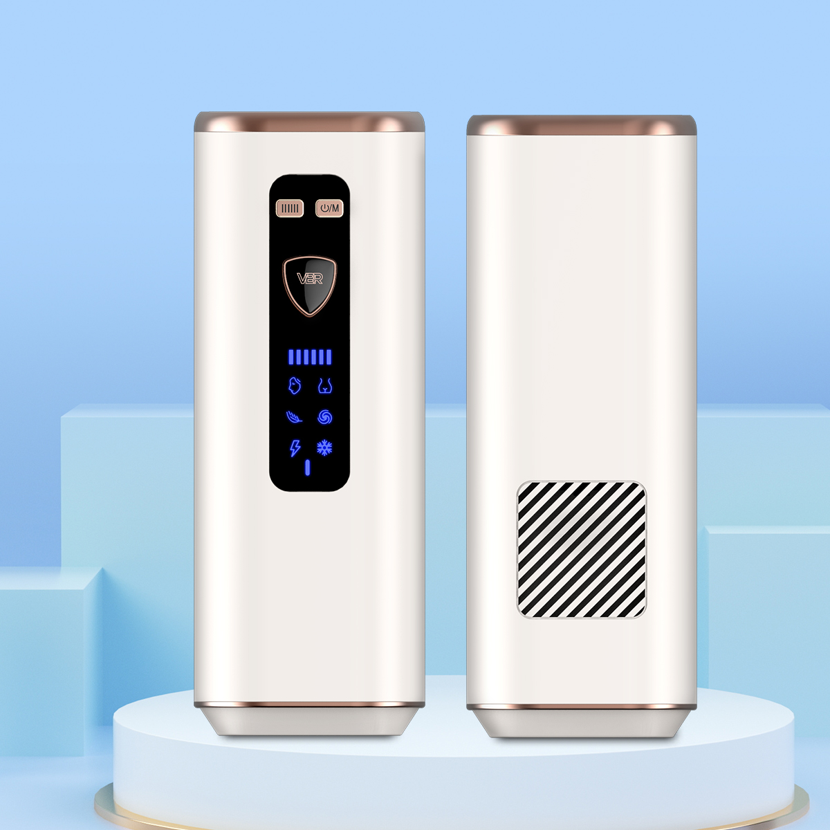 Custom Logo Hair Removal For Soft And Glowing Skin Portable IPL Laser Hair Removal Household