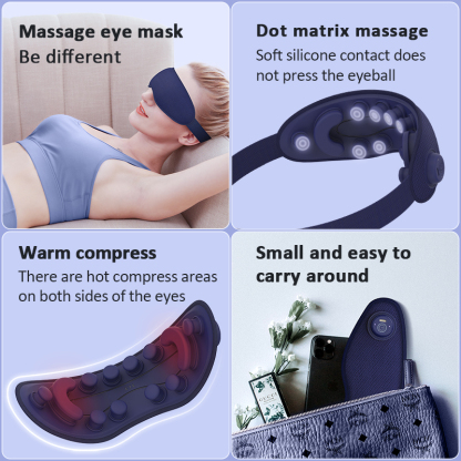 Warm Relax Electric Eye Massager Best Eye Massage For Migraines-Aolemon