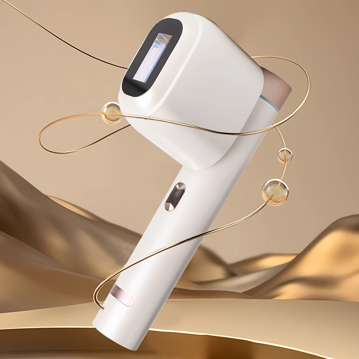 Custom Laser Hair Removal for Women and Men IPL Hair Removal with Ice-Cooling System for Painless & Long-Lasting Result Permanent at-home Epilation with Unlimited Flashes