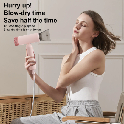 Aolemon High-Power Electric Travel Mini Hair Dryer Motor Ionic Feature for Home Care Customized Hair Salons for Hotel Household Use