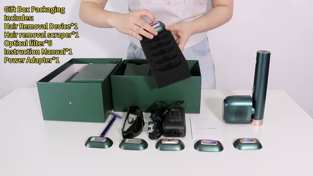 Custom OEM ODM JVK Painless Women's Electric Removal Hair Device Laser IPL Hair Remover Factory