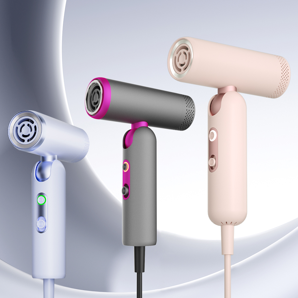 Aolemon High-Power Electric Travel Mini Hair Dryer Motor Ionic Feature for Home Care Customized Hair Salons for Hotel Household Use