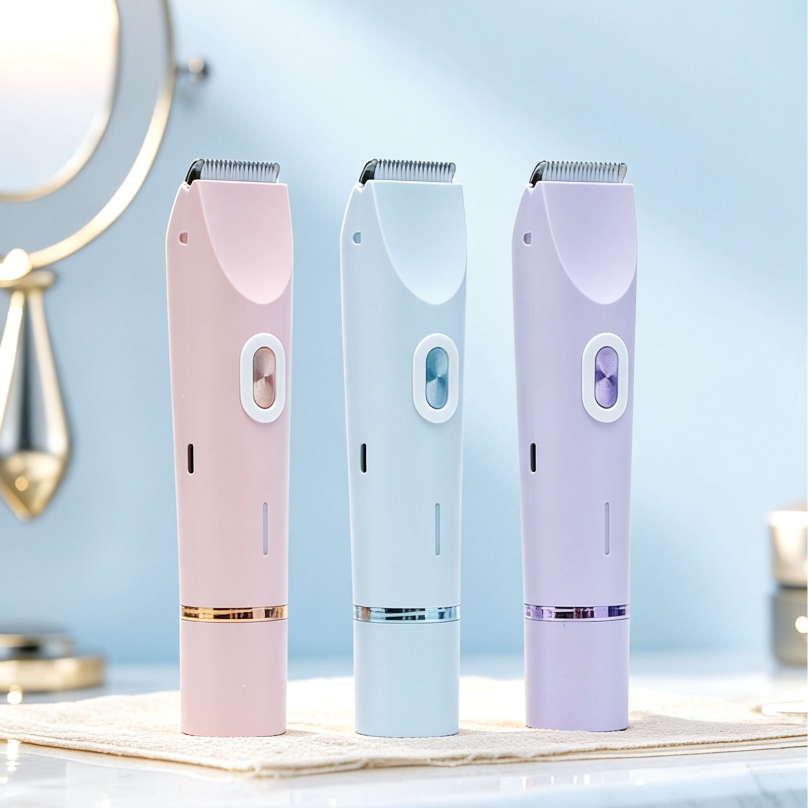 Aolemon Painless Dual-Head Electric Epilator Rechargeable Portable Hair Remover