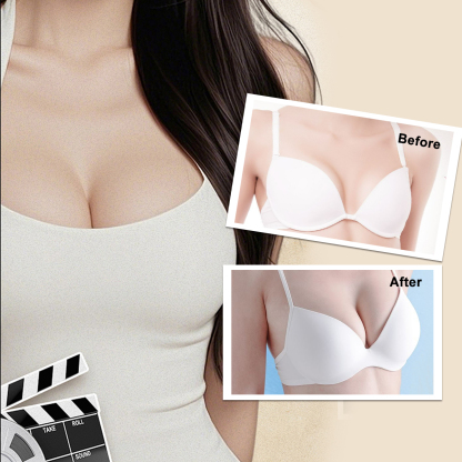 Portable Household Breast Massager Boobs Nipple Lift Enlarge and Care Instrument Waterproof Rechargeable Vibration Bra for Lady