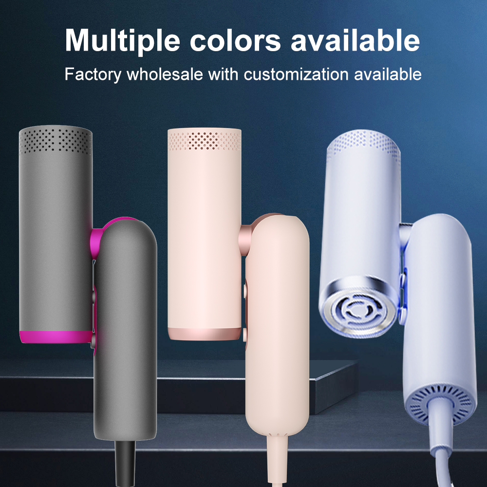 Aolemon High-Power Electric Travel Mini Hair Dryer Motor Ionic Feature for Home Care Customized Hair Salons for Hotel Household Use