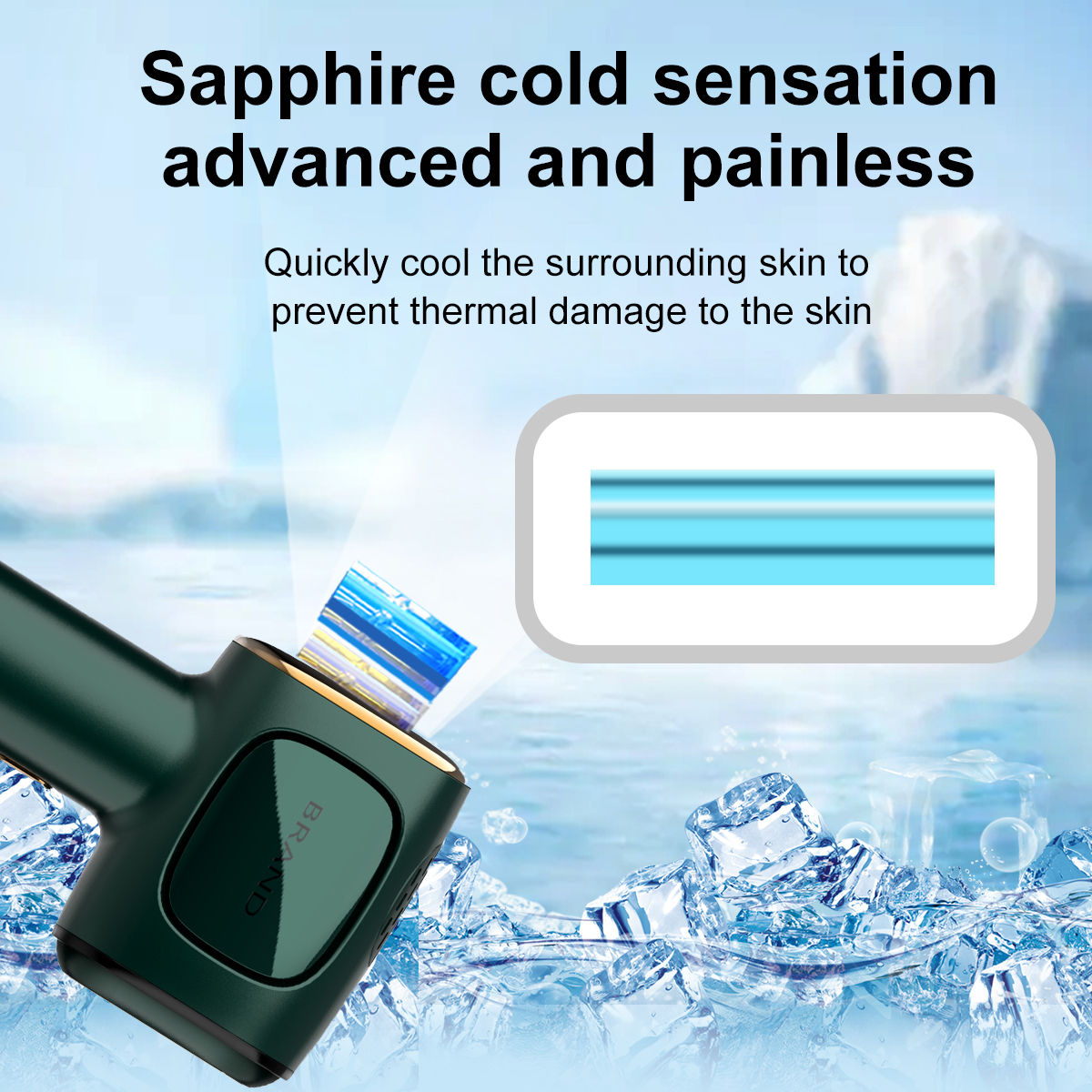 Wholesale 2024 Most Advanced Sapphire Ice Cooling 6 In1 500-1200nm Hair Removal Device