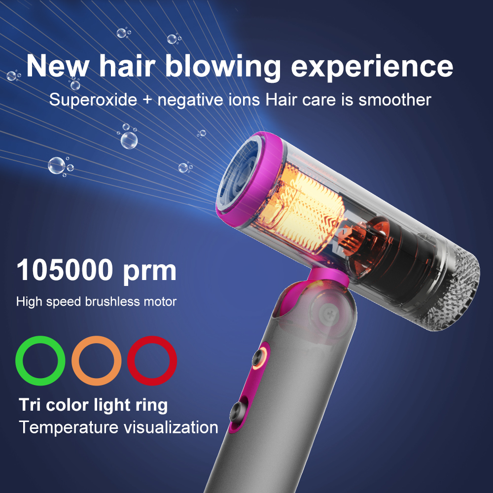 Aolemon High-Power Electric Travel Mini Hair Dryer Motor Ionic Feature for Home Care Customized Hair Salons for Hotel Household Use