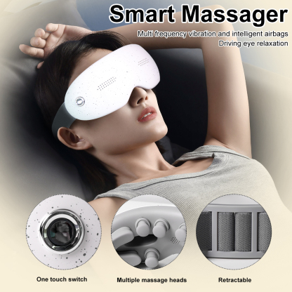 Top Selling Products 2024 Hot Compresses Soothe Bluetooth Music Heated Eye Mask, USB Steam Warm Compress For Puffy Eyes, Warm Therapeutic Treatment For Dry Eye, Chalazion, Blepharitis-Aolemon