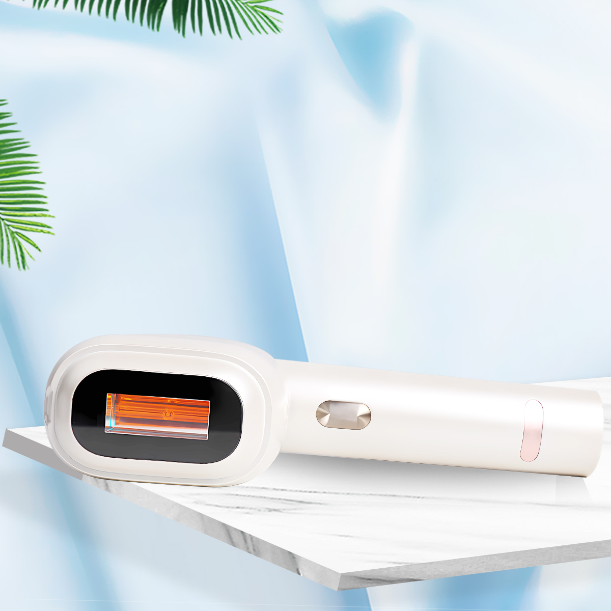 Aolemon No Extra Head Smart Permanent IPL Photofacial Laser Hair Removal for Women and Men, Painless Sapphire Ice-Cooling, Alternative to Salon, Bikini Shaver, Facial Epilator for Armpits Back Legs Arms Face Bikini