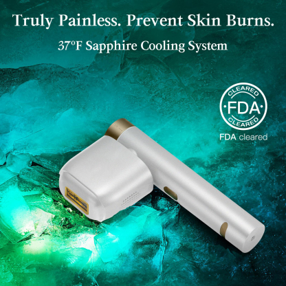 Custom Laser Hair Removal for Women and Men IPL Hair Removal with Ice-Cooling System for Painless & Long-Lasting Result Permanent at-home Epilation with Unlimited Flashes