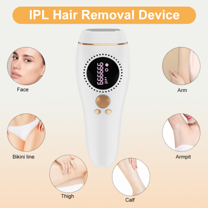 IPL Hair Removal Device Home Use Ipl Machine Laser Hair Removal Permanent Removing Hair Painless At-home 3 in 1-Aolemon