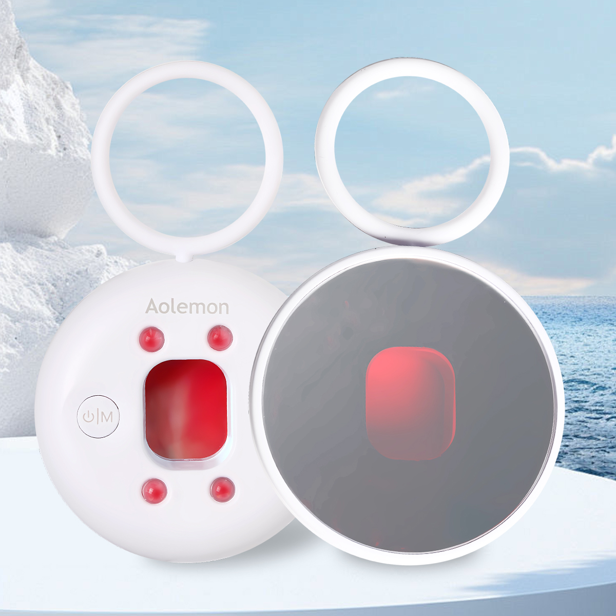 Shenzhen JVK Logo Pattern Customization Bulk Cosmetic Portable Handheld Mini Makeup Pocket Compact Make Up Mirror Anti-peeping