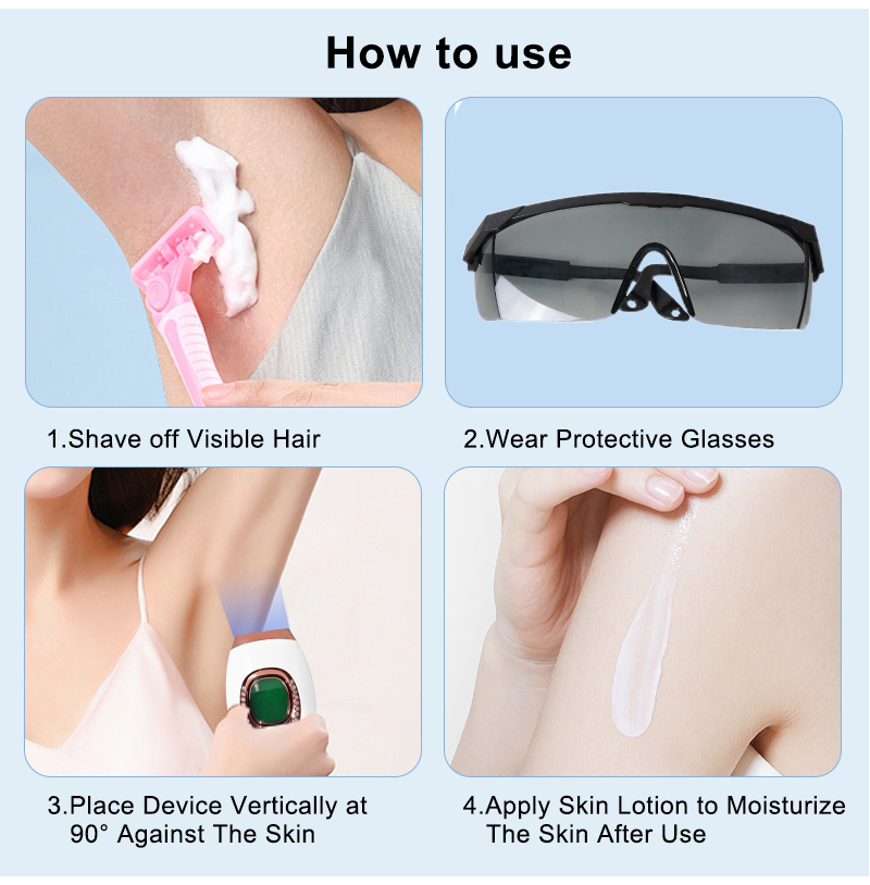 For Full Body Waxing Handheld Hair Removal Electric Hair Remover Accessories Laser Hair
