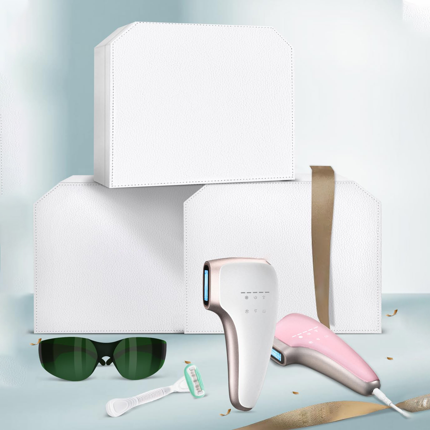 Wholesale Laser Hair Removal, 25J Large Energy IPL Hair Removal Device, 39°F Truly Pain-free Sapphire Ice-Cooling