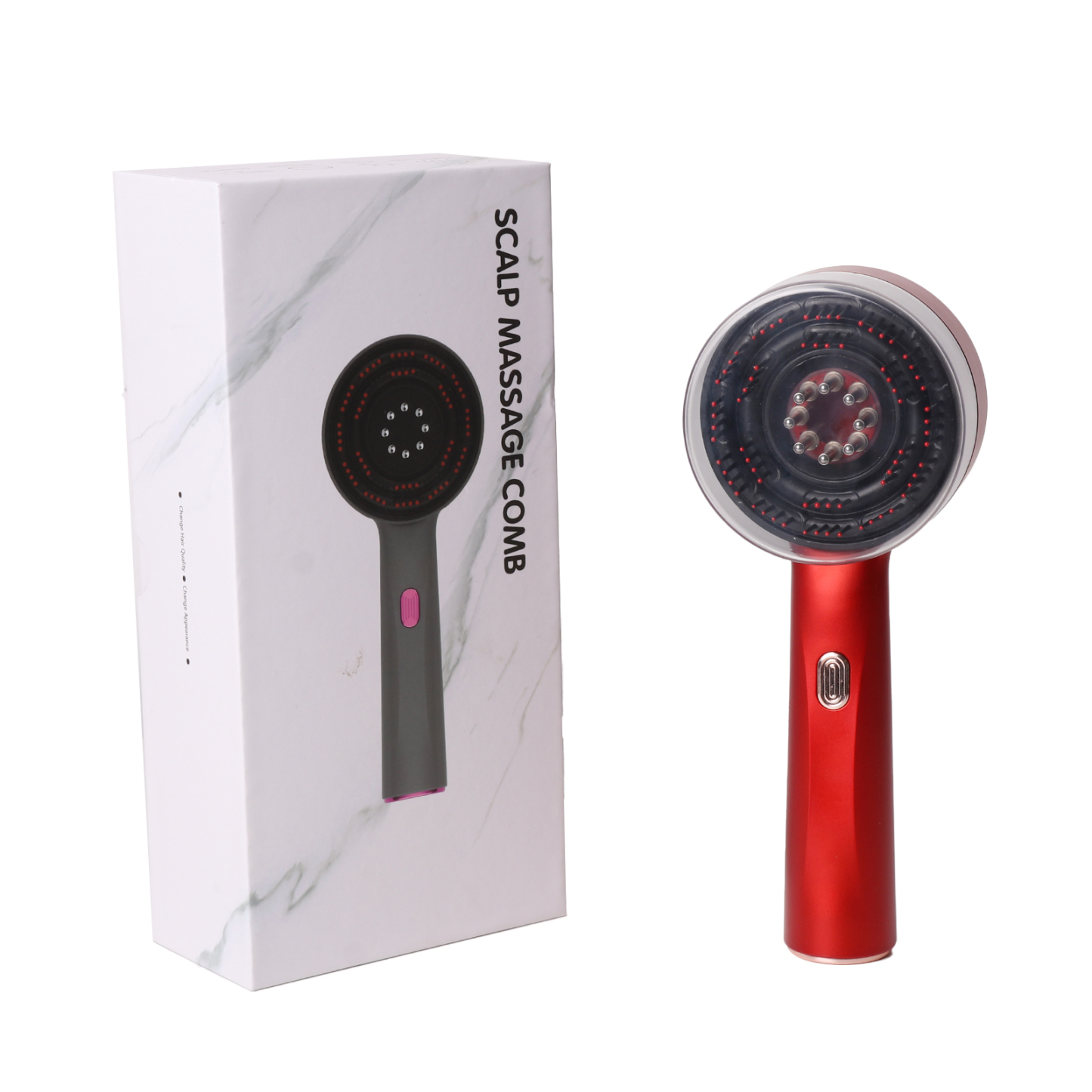 Physical Massage Mode Ems Low Frequency Pulsed Light Therapy Comb Head SPA-Aolemon