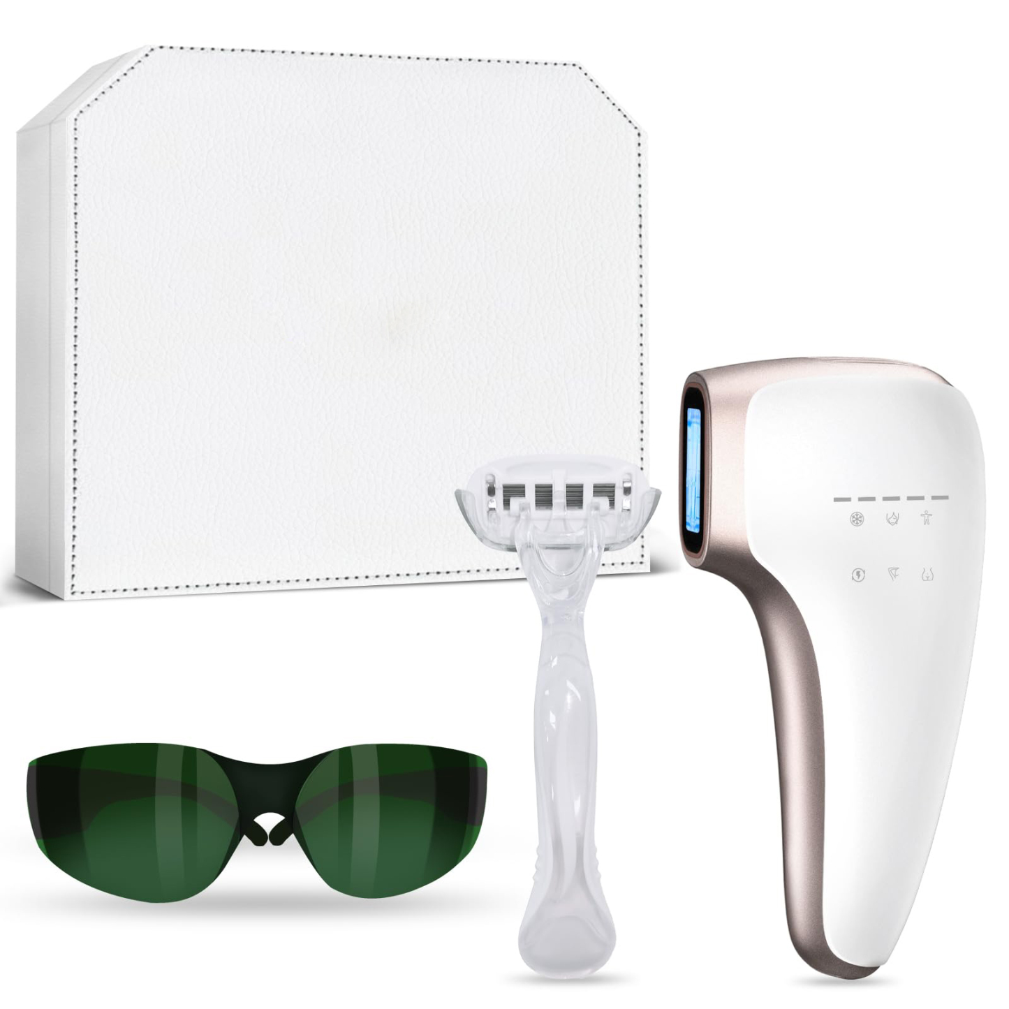 Wholesale Laser Hair Removal, 25J Large Energy IPL Hair Removal Device, 39°F Truly Pain-free Sapphire Ice-Cooling
