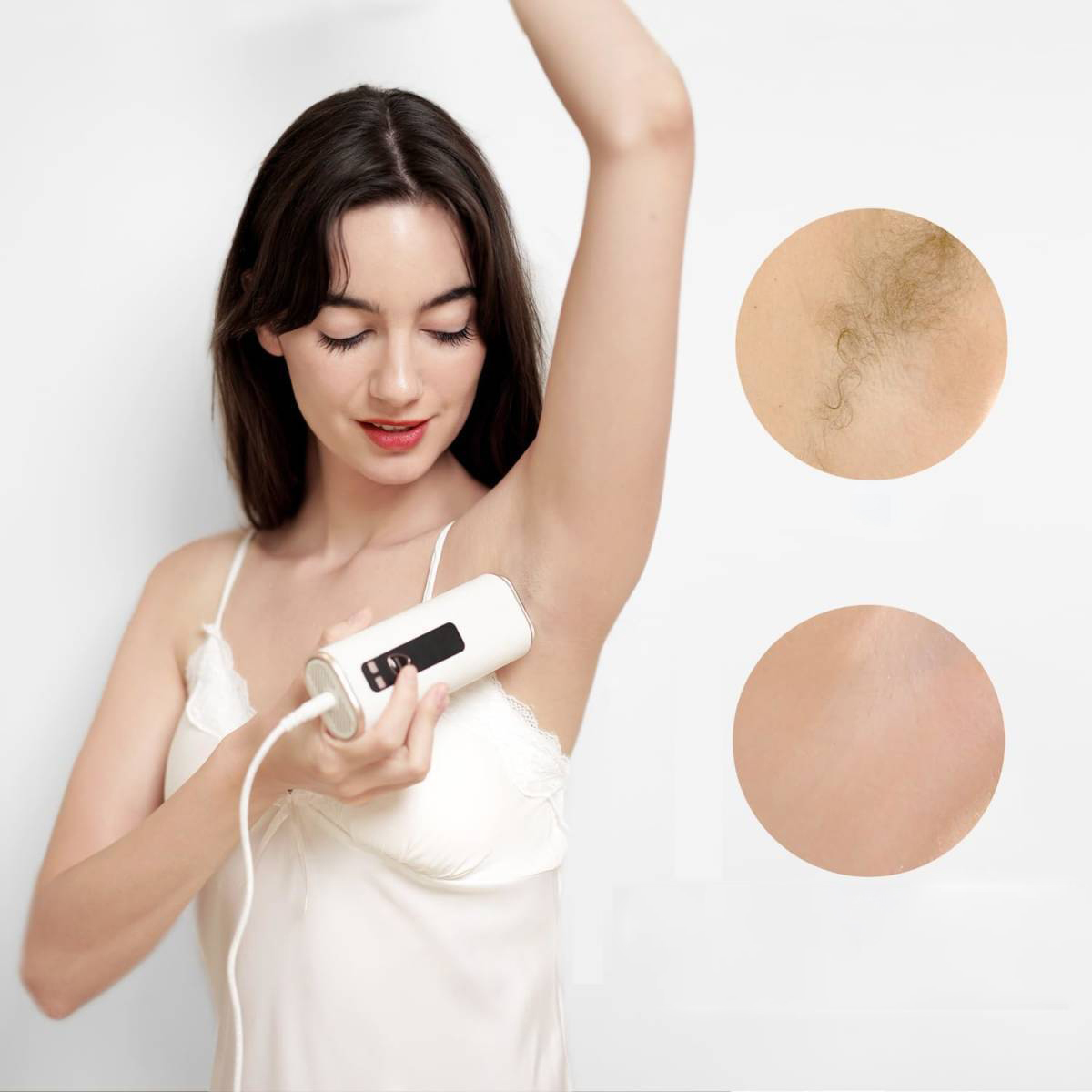 Wholesale Custom Ipl Hair Remover Hair Removal Unisex Beard Home Use Sapphire Cool Feeling Painless New Style