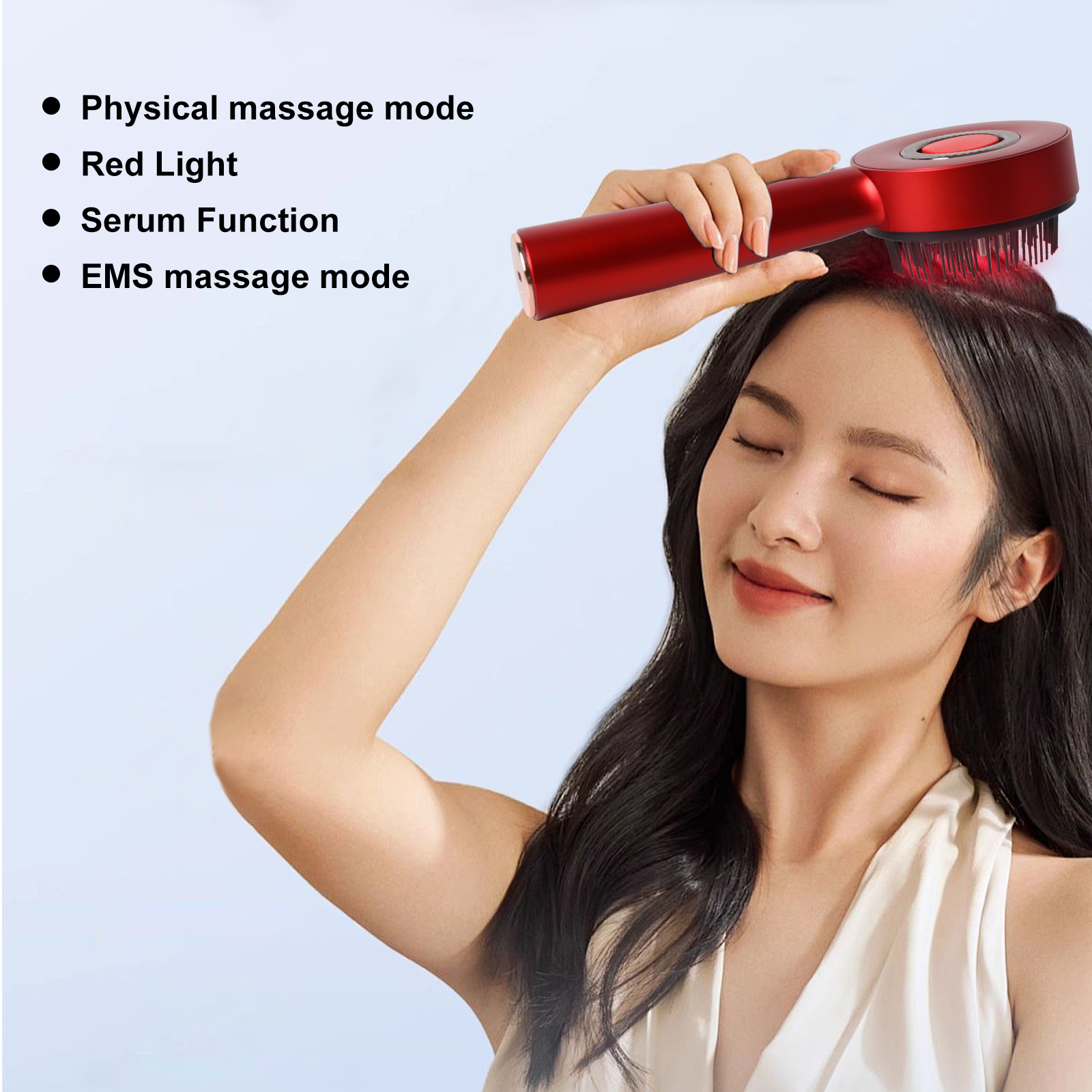 Physical Massage Mode Ems Low Frequency Pulsed Light Therapy Comb Head SPA-Aolemon