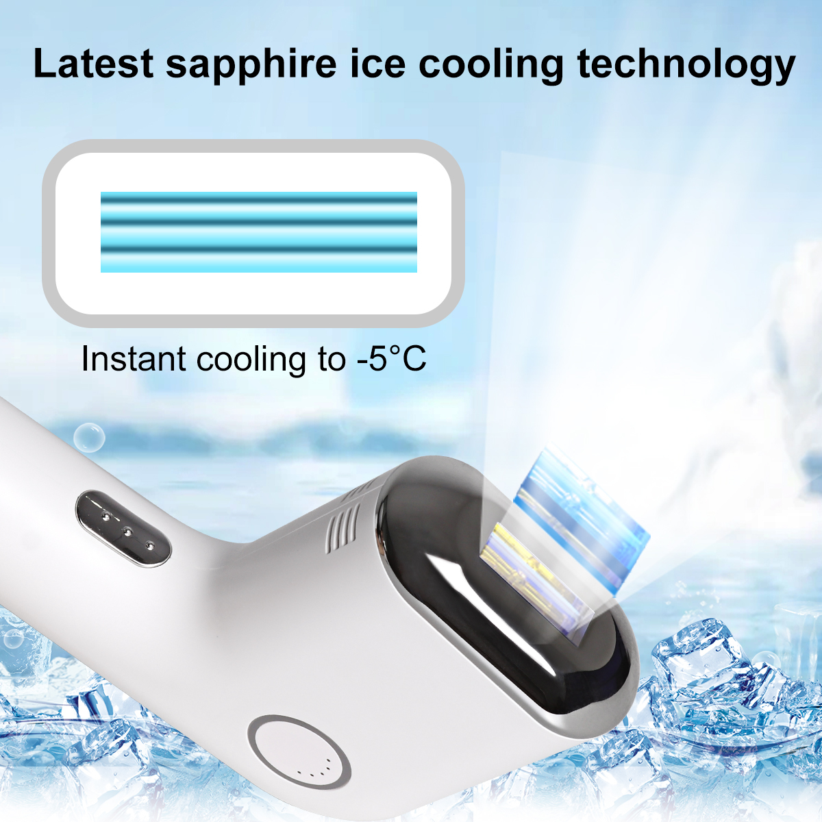 Sapphire Ice Point Multi-Functional IPL Hair Removal Device Permanent Painless Hair Removal Machine-Aolemon