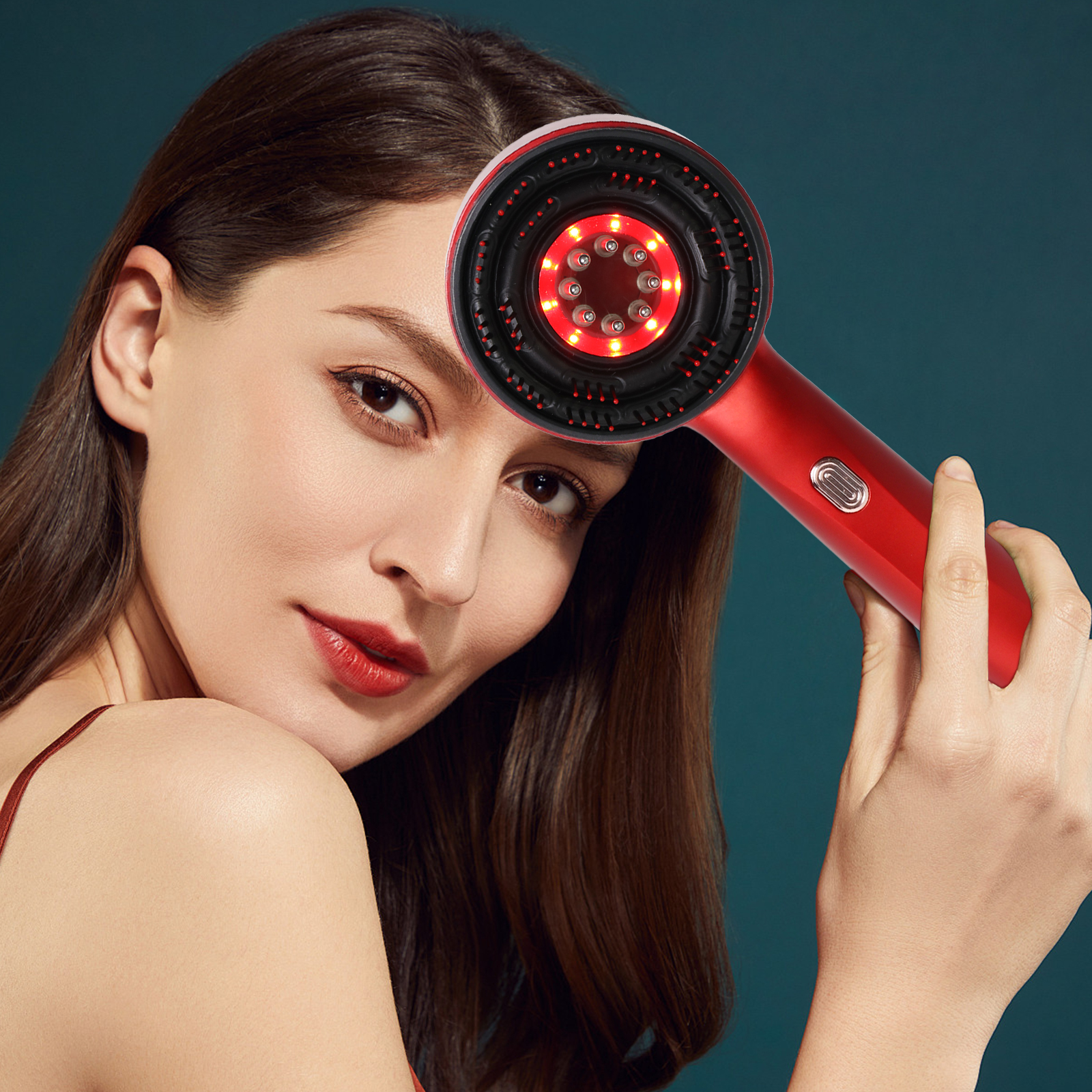 Physical Massage Mode Ems Low Frequency Pulsed Light Therapy Comb Head SPA-Aolemon