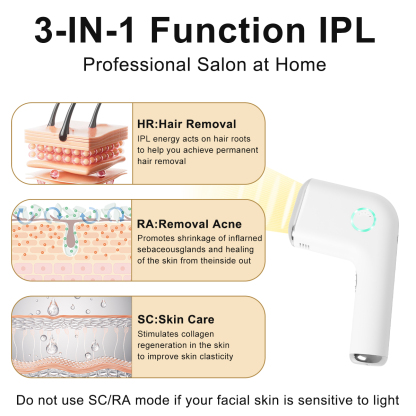 Sapphire Ice Point Multi-Functional IPL Hair Removal Device Permanent Painless Hair Removal Machine-Aolemon