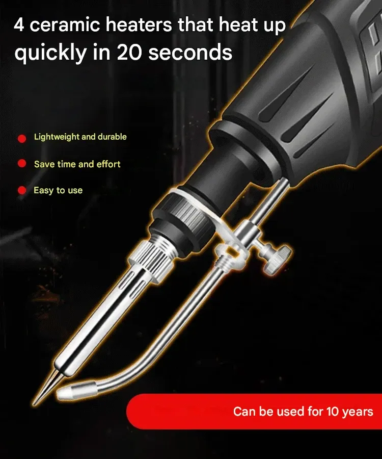 Industrial 3-in-1 Welding Tool: Triple Insulated Safety & Instant Heat for Rust Removal, Cutting & Welding