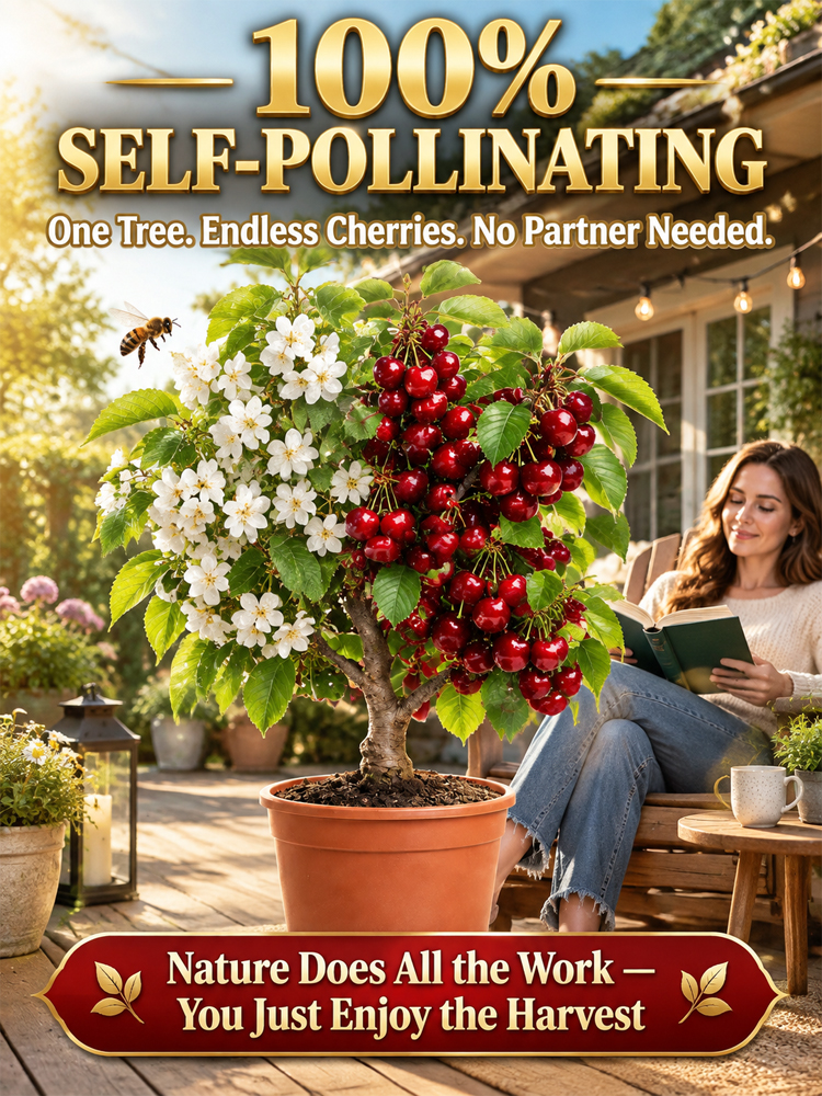 [Same-Year Fruiting] Ultra-Cold Hardy Grafted Dwarf Cherry Sapling