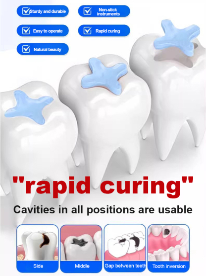 Thermal Forming Dentures – Fix Teeth at Home Easily, Master in 1 Minute! 😊 100% Natural Material, FDA Approved ✅