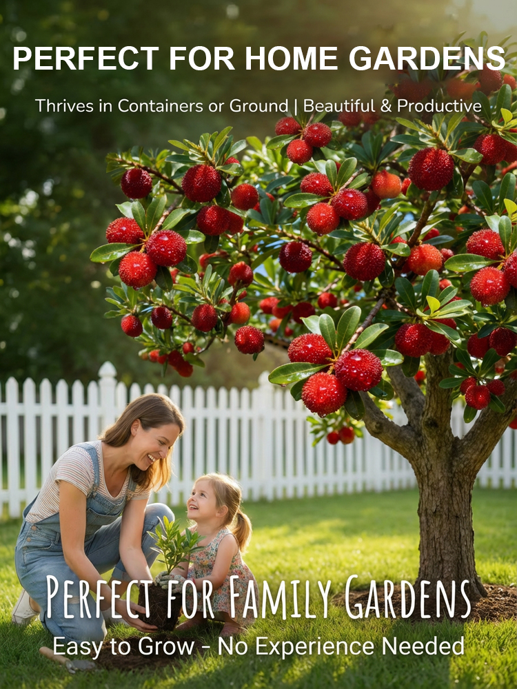 🌳 Giant Waxberry Seeds – Perfect for Balconies & Gardens No manual pollination required, super easy to grow even for beginners 🌱98% high survival rate