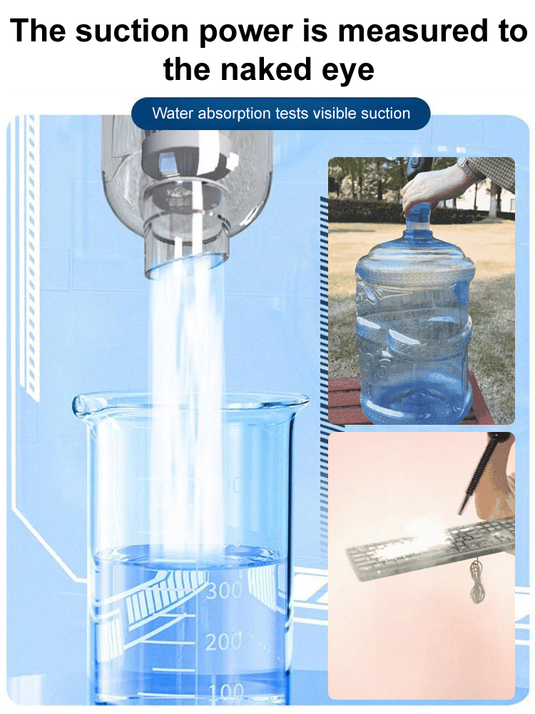 20000Pa Powerful Suction Vacuum Cleaner 🌀, Vacuuming Efficiency Increased by 99.99% ✨, Long Standby Time After One Charge ⚡️