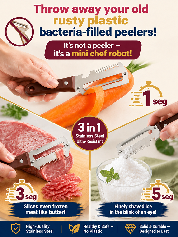 [Limited Edition 3-in-1 Multifunctional Peeler] Factory Direct Price | 20-Year Warranty