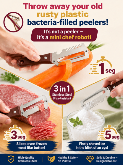 [Limited Edition 3-in-1 Multifunctional Peeler] Factory Direct Price | 20-Year Warranty